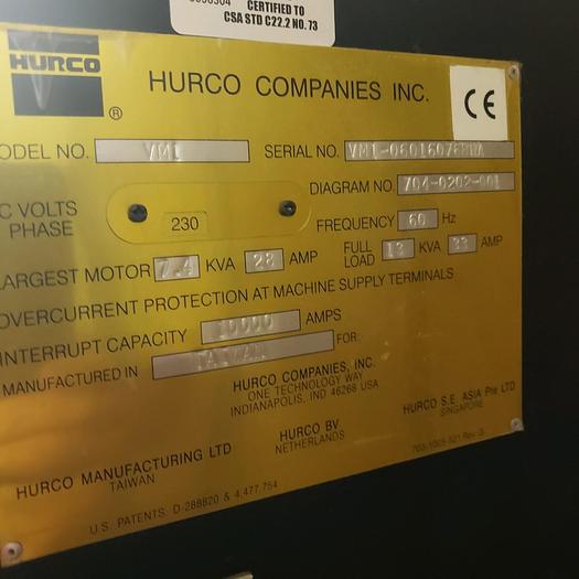 Used 2006 Hurco VM1