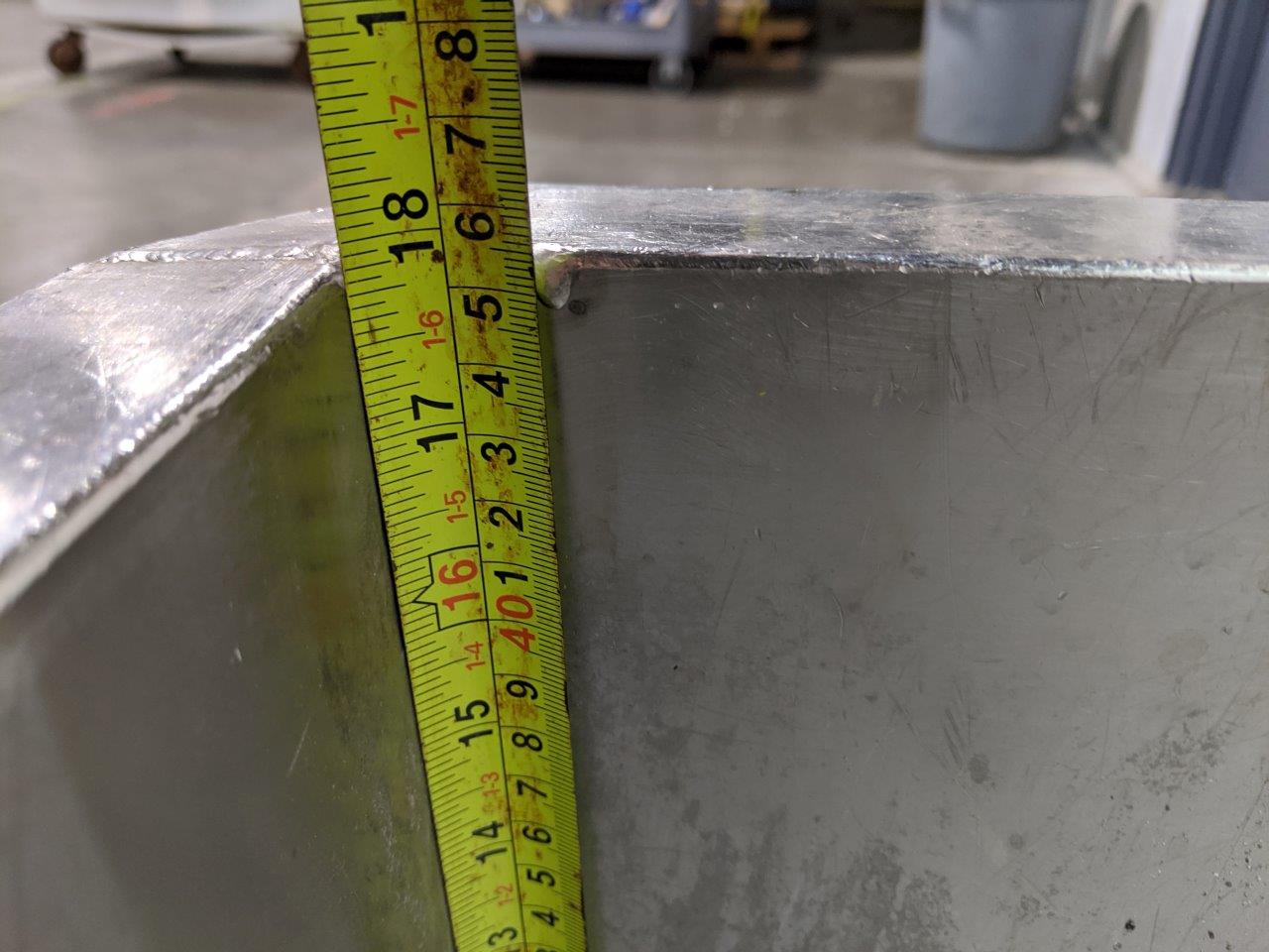 Used 80 Gallon Rolling Square Tank