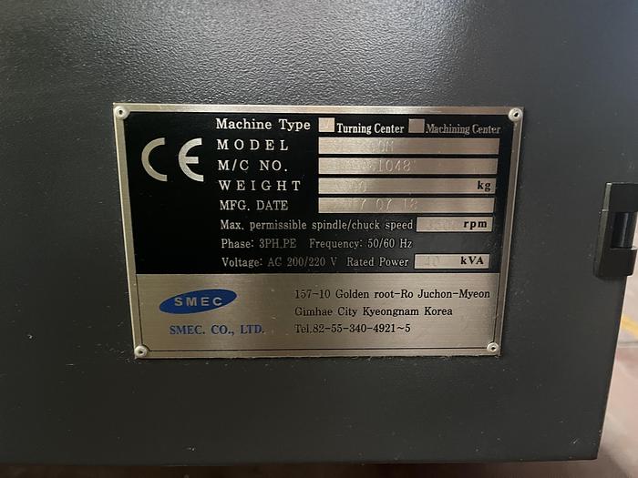 As new Tornio Cnc SMEC SL 2500BM