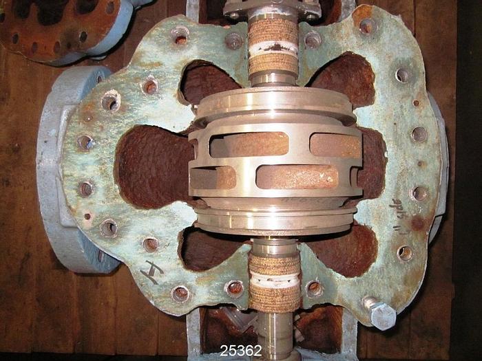Used Goulds 3405 Pump, 6x8x8, Ductile Iron Casing, 8-1/2" Stainless Steel Impeller #25362