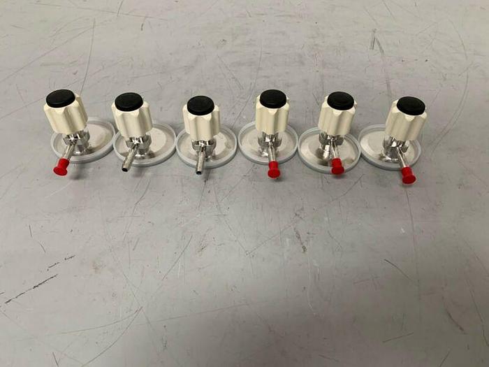 Used ITT Pure-Flo 316L Sample Valve w/ 2.5" Inlet & 1/4" Outlet