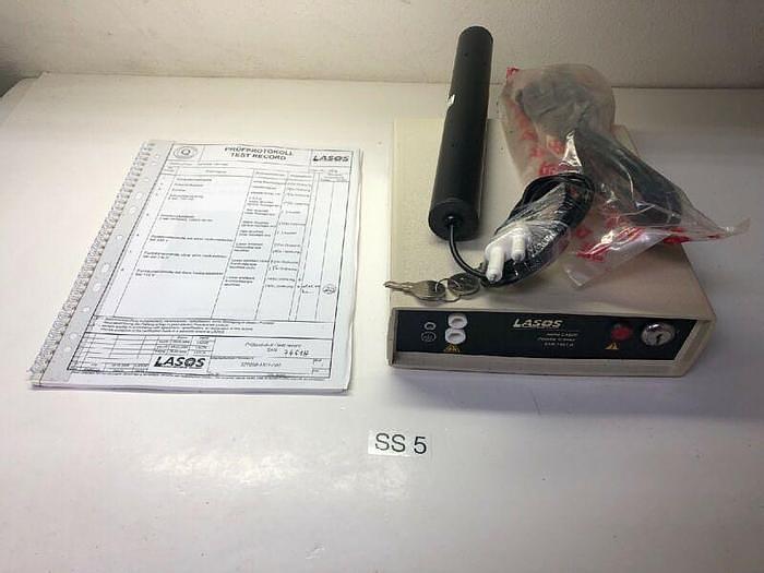 Used Lasos HeNe Laser Power Supply SAN 7460A w/ Laser Tube 7634 *Fast Shipping*