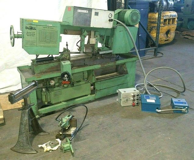 Used DoAll 10" x 12" Hydraulic Metal Cutting Bandsaw Model C 10 Band Saw