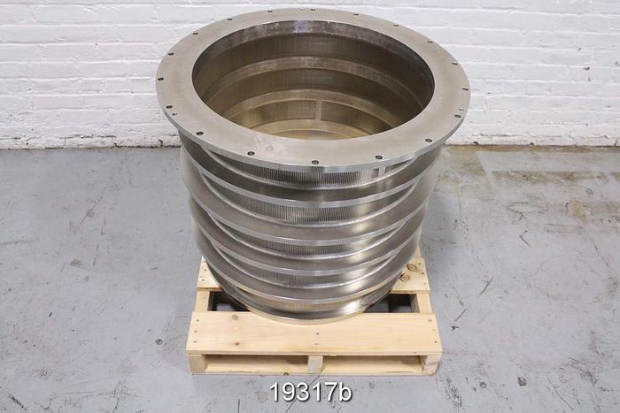 Unused Beloit S24A Pressure Screen Basket, (Unused), .25Mm Profiled Slots, 7-Slots/Inch #19317