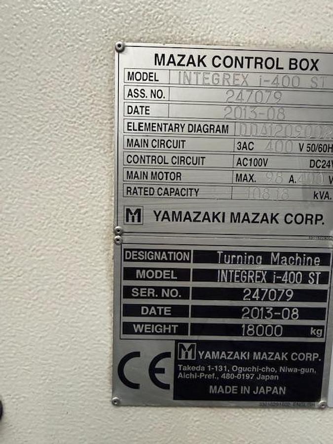 Usato CENTRO MULTITASKING USATO MAZAK INTEGREX i-400 ST