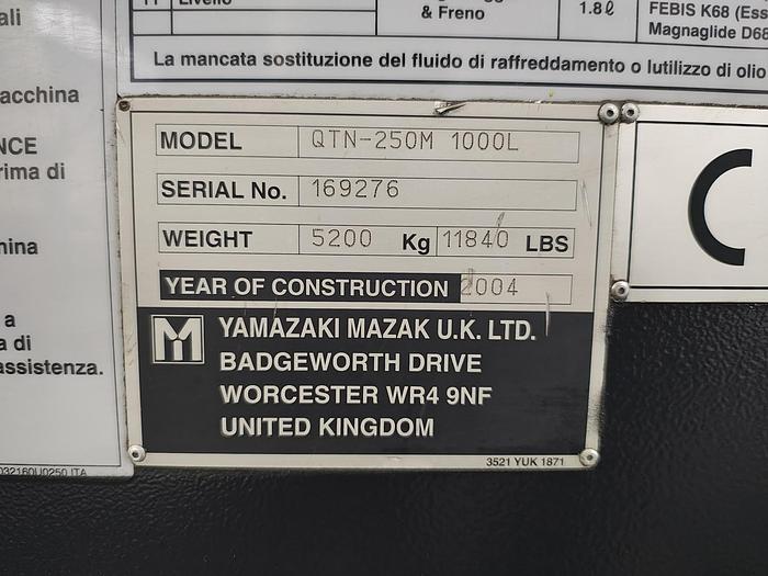 Usato TORNIO ORIZZONTALE CNC MAZAK QTN 250 M x 1000