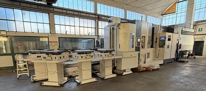 Usato CENTRO DI LAVORO CNC ORIZZONTALE OKUMA SPACE CENTER MA-600HB 10 PALLET