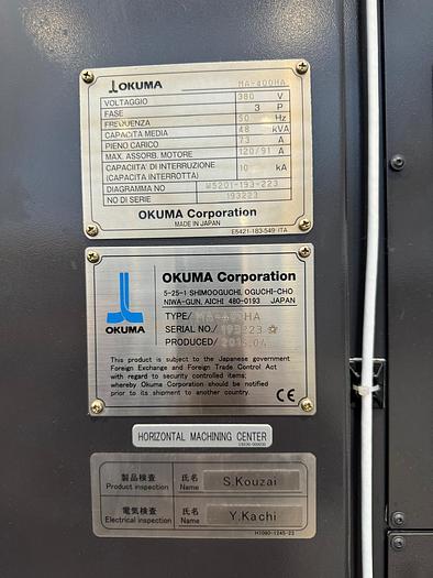 Usato 2016 OKUMA MA-400HA