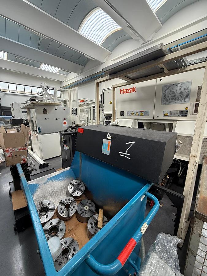 Usato Tornio usato Mazak Multiplex 6200 Y completo di GL 100 a vassoi