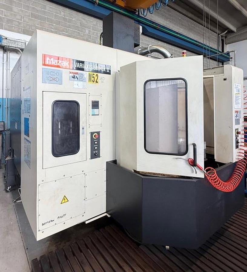 Usato Centro di lavoro a 5 assi Mazak Mod. Variaxis 500/5x Cambio pallet 