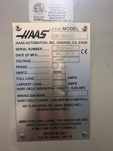 Usato 2018 HASS DS-30SSY