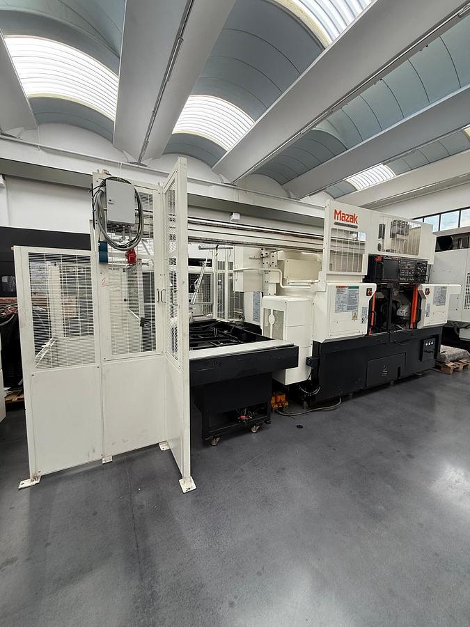 Usato Tornio usato Mazak Multiplex 6200 Y completo di GL 100 a vassoi