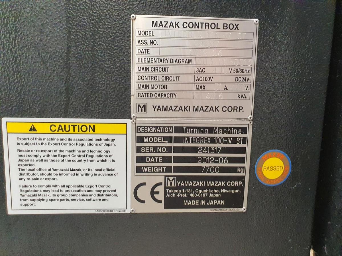 Usato CENTRO MULTITASKING USATO MAZAK INTEGREX 4 100 ST