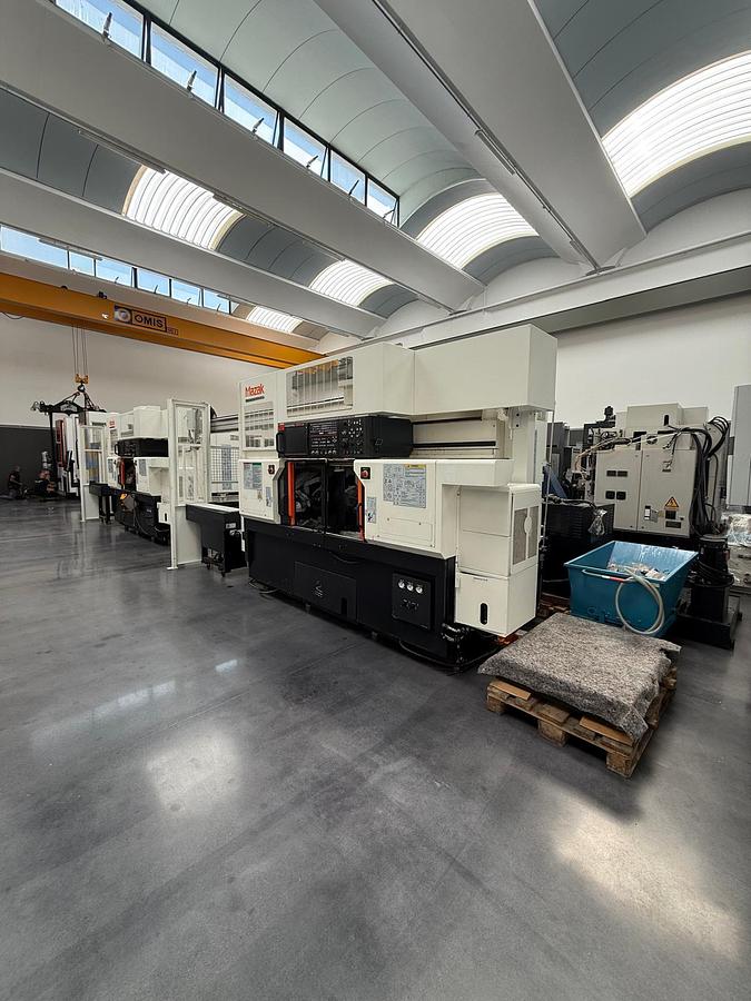 Usato Tornio usato Mazak Multiplex 6200 Y completo di GL 100 a vassoi