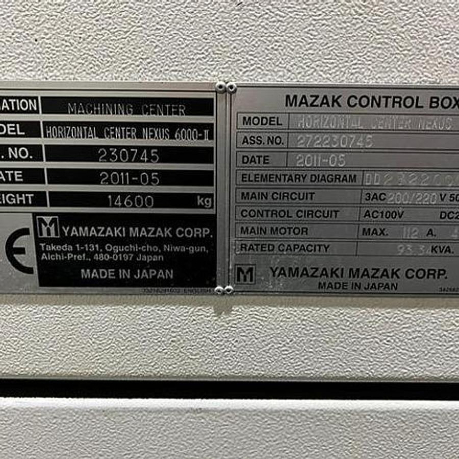 Usato CENTRO DI LAVORO ORIZZONTALE MAZAK MOD. HCN-6000
