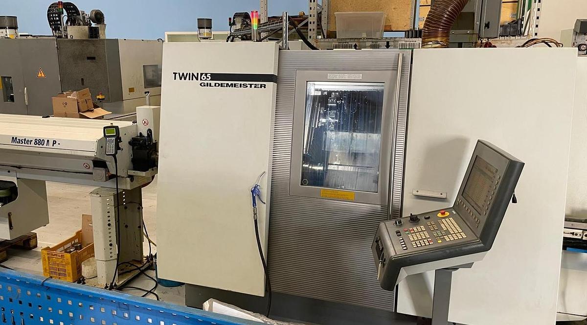 Usato TORNIO GILDEMEISTER TWIN 65 CON CARICATORE IEMCA MASTER 880