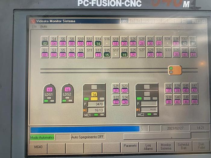 Usato 2003 MAZAK 2 x FH 680 + FMS 48 PALLET