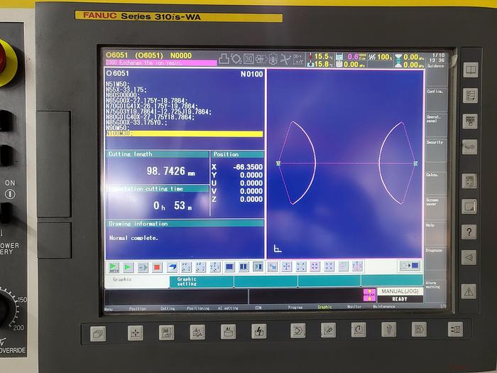 Usato Elettroerosione A Filo Fanuc robocut Alpha 1ID