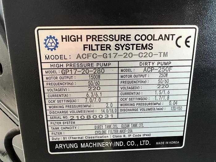 Usato 11/2021 CENTRO DI LAVORO A CNC HYUNDAI-WIA MODELLO KF6700II