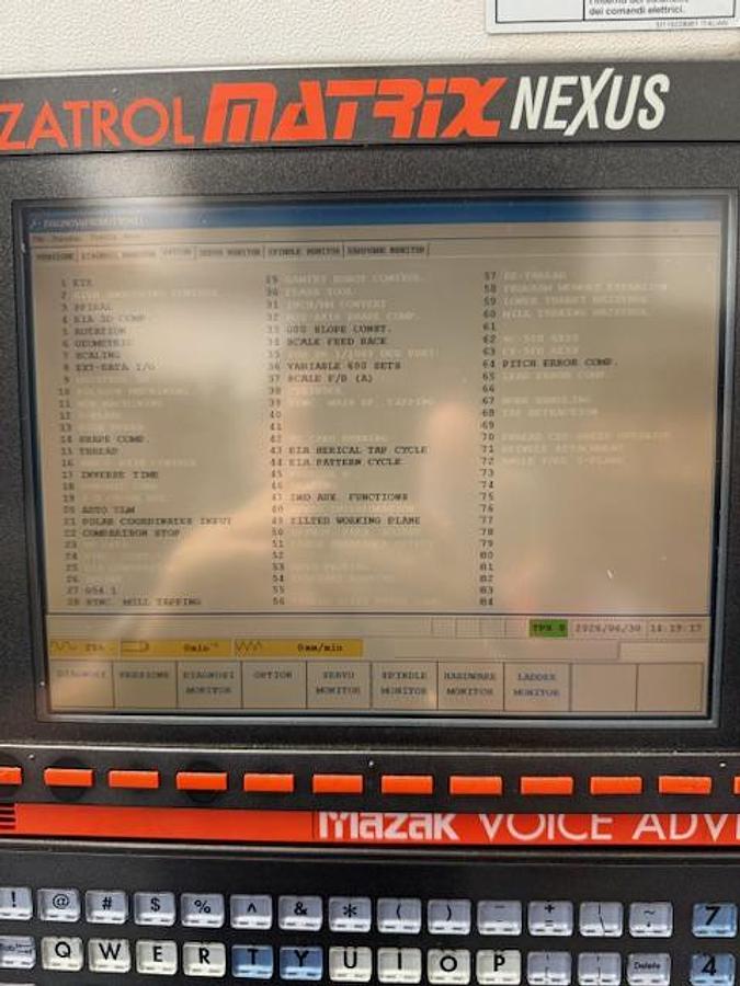 Usato CENTRO DI LAVORO ORIZZONTALE MAZAK MOD. HCN-6000