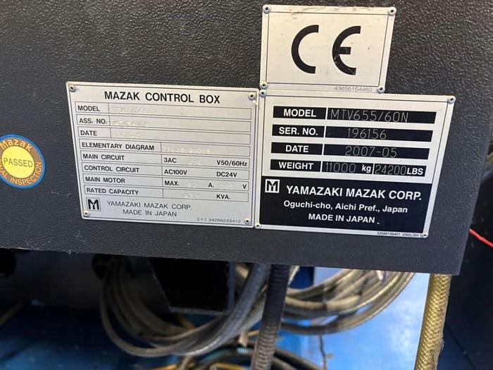 Usato Centro di lavoro verticale usato Mazak MTV655/60N