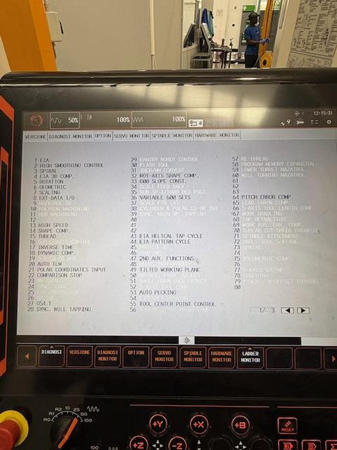 Usato CENTRO DI LAVORO ORIZZONTALE USATO MAZAK MOD. HCN-5000