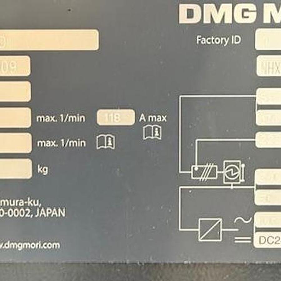 Usato CENTRO DI LAVORO ORIZZONTALE DMG MORI NHX-5000