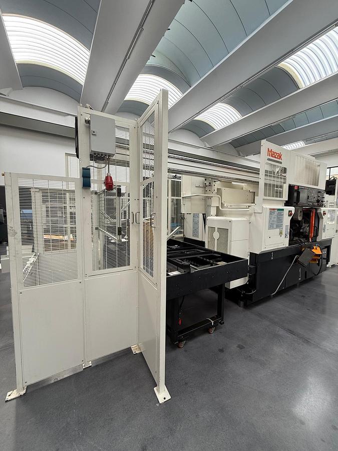 Usato Tornio usato Mazak Multiplex 6200 Y completo di GL 100 a vassoi