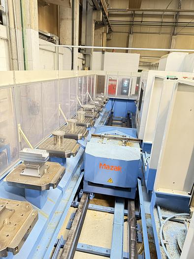 Usato 2003 MAZAK CENTRO 5 ASSI VARIAXIS 630-5X COMPLETO DI SISTEMA PALLETECH