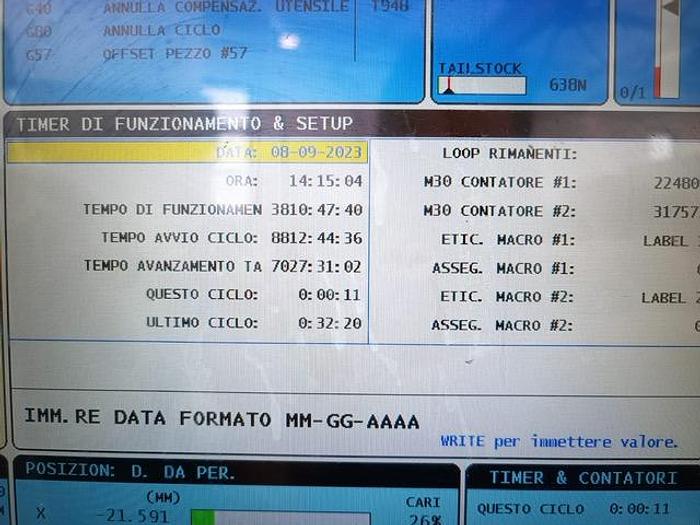 Usato TORNIO DOOSAN PUMA 400ML