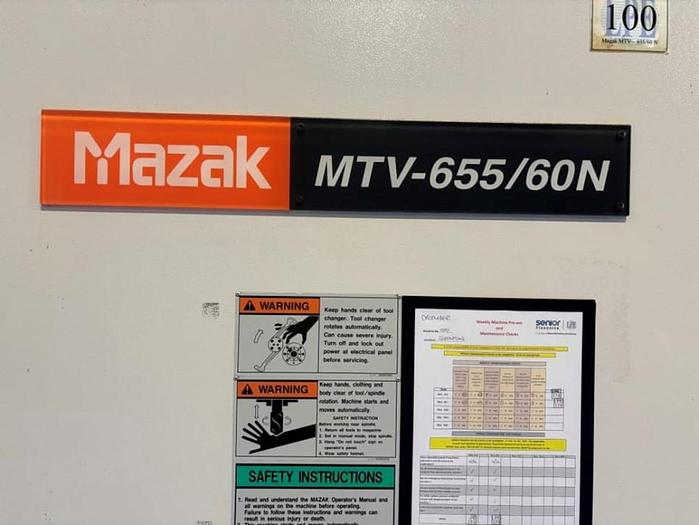 Usato Centro di lavoro verticale usato Mazak MTV655/60N