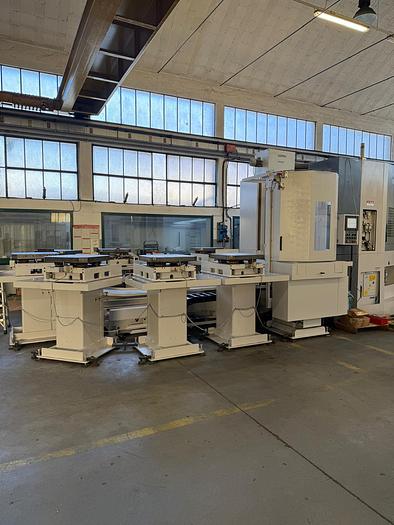 Usato CENTRO DI LAVORO CNC ORIZZONTALE OKUMA SPACE CENTER MA-600HB 10 PALLET