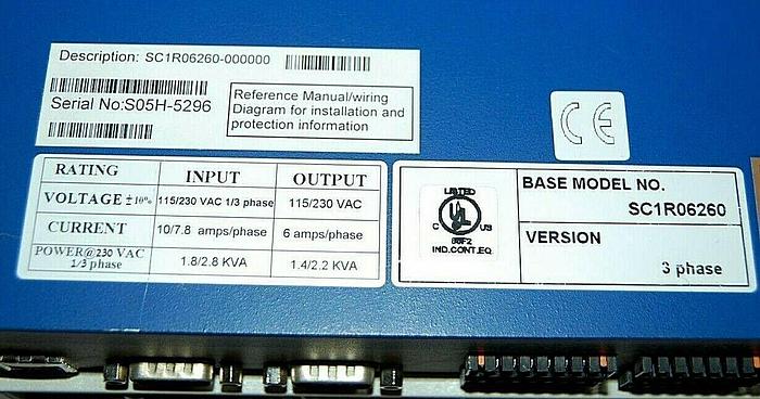 Used Kollmorgen SC1R06260