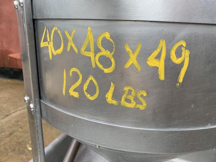 Used Washer, Rice Washer, 50-Pound Bags, S/st, Akimoto #S744464