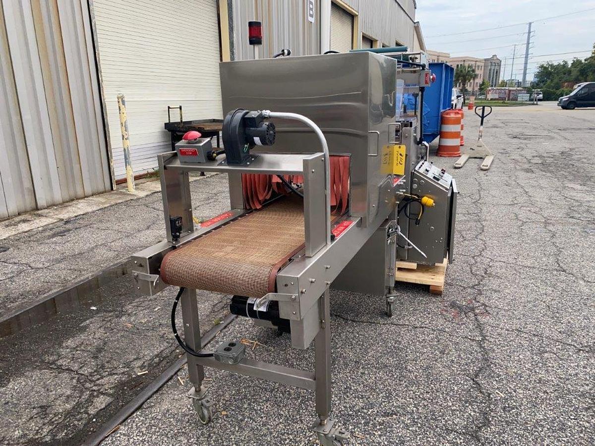 Used OMEGA SL-18 Shrink Bundler & Heat Tunnel