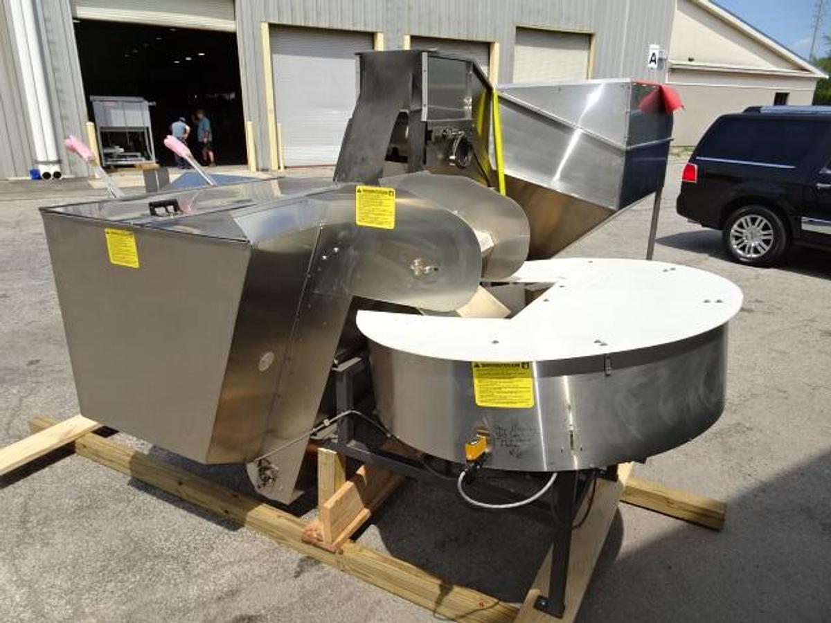 Used Kaps-All AU-6C Unscrambler w/Pace Bottle Hopper