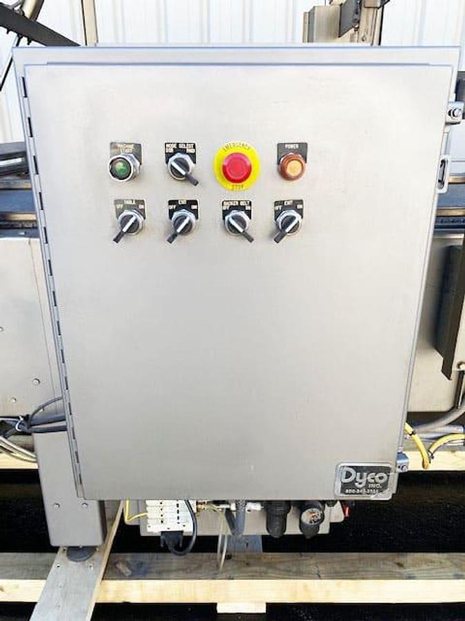 Used DYCO Bottle Debagger Table / Conveyor