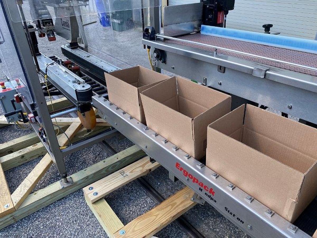 Used Combi ERGOPACK Erector-Packer-Sealer System