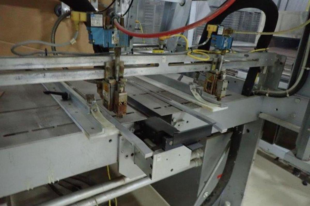 Used Doboy 7510 Tray Former with Hot Melt Glue