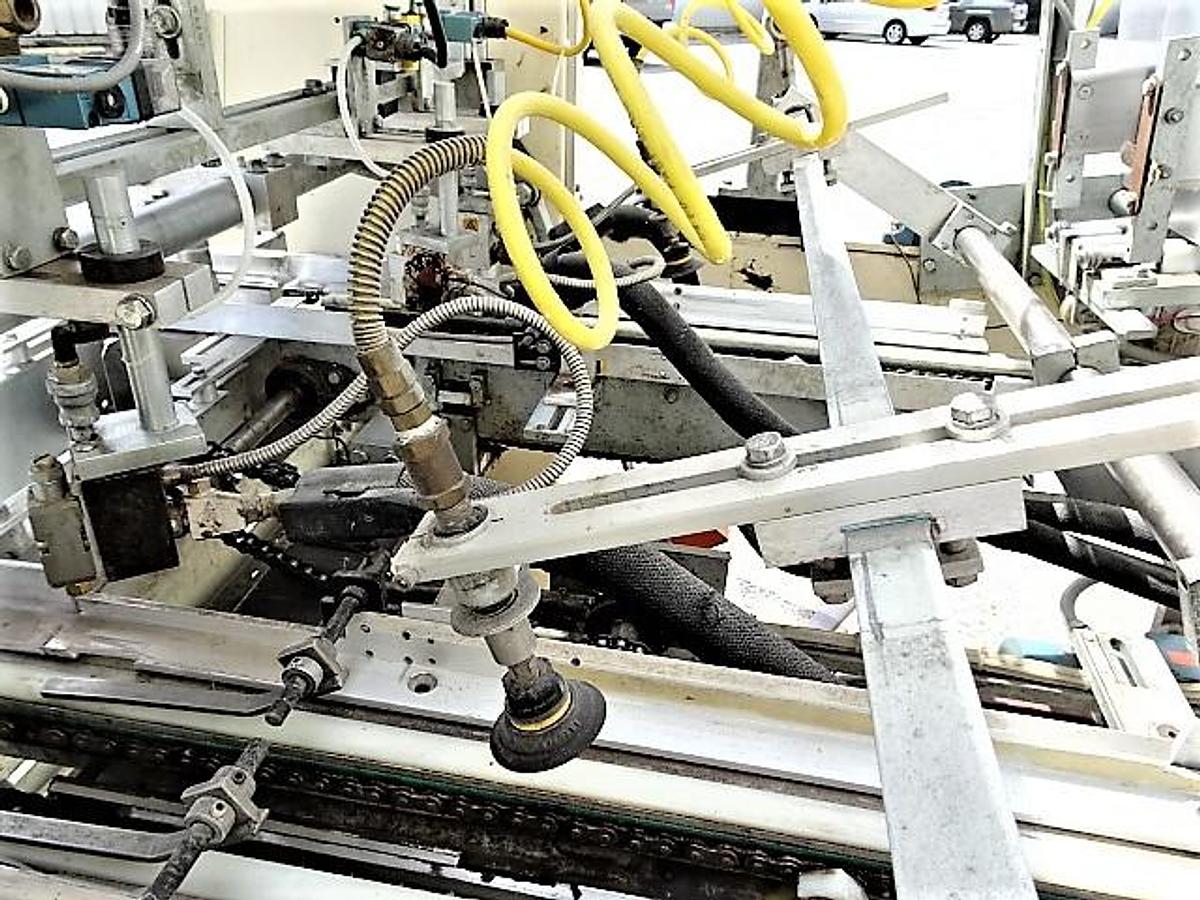 Used Delkor 752 Dual-Mandrel Tray Former