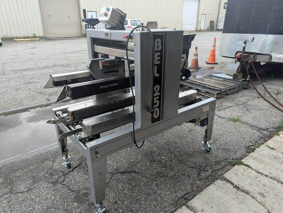 Used BEL 250 Automatic Case Sealer (Tape)