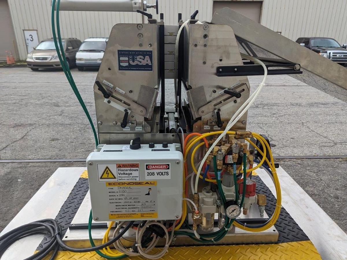 Used Econocorp Twinseal Carton Glue Sealer