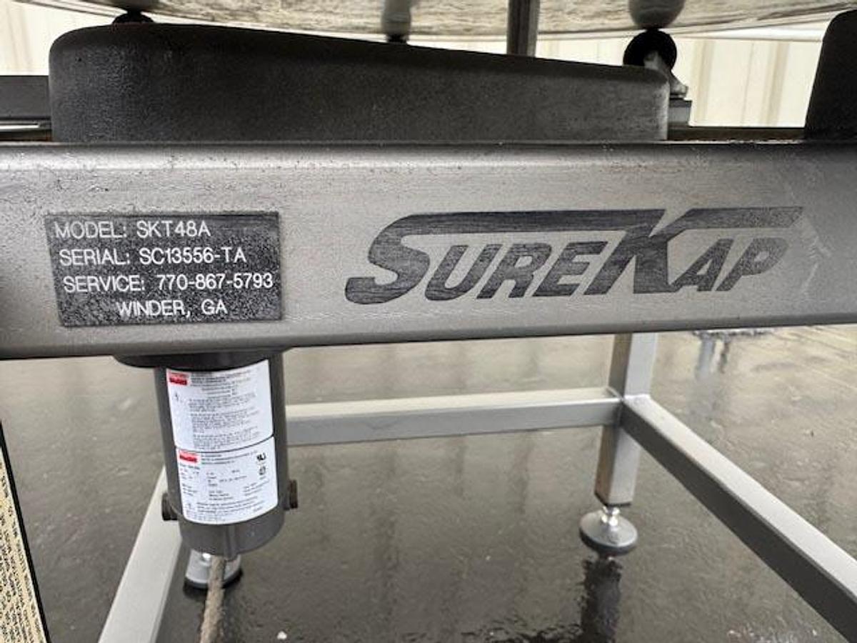Used SureKap 48-Inch Rotary Accumulation Table