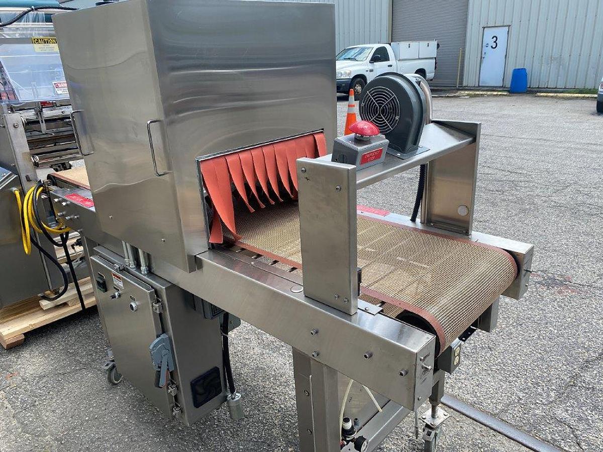 Used OMEGA SL-18 Shrink Bundler & Heat Tunnel