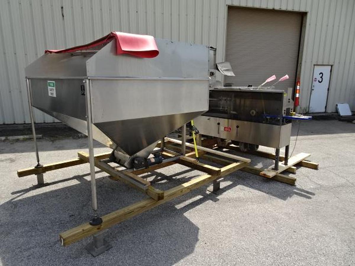 Used Kaps-All AU-6C Unscrambler w/Pace Bottle Hopper