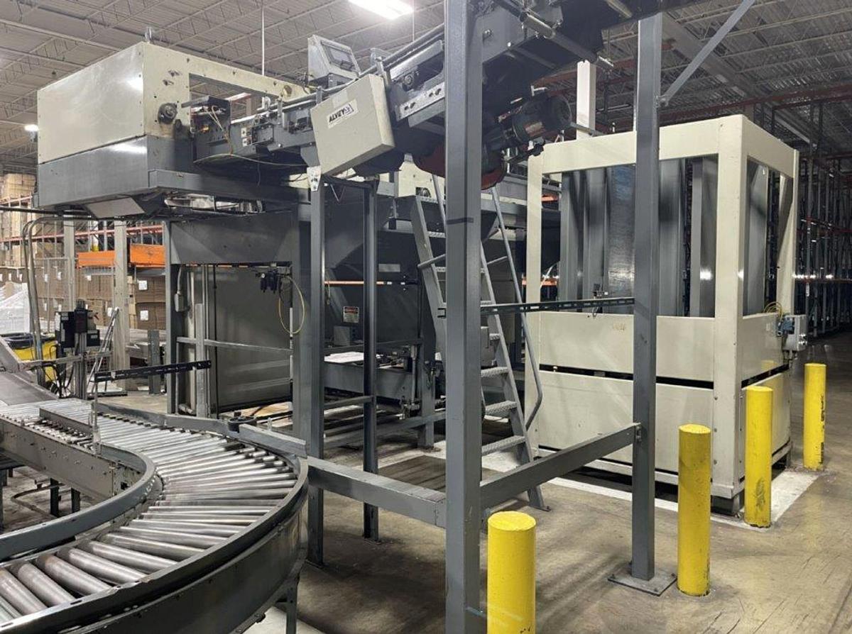 Used Alvey 880 High-Level Palletizer