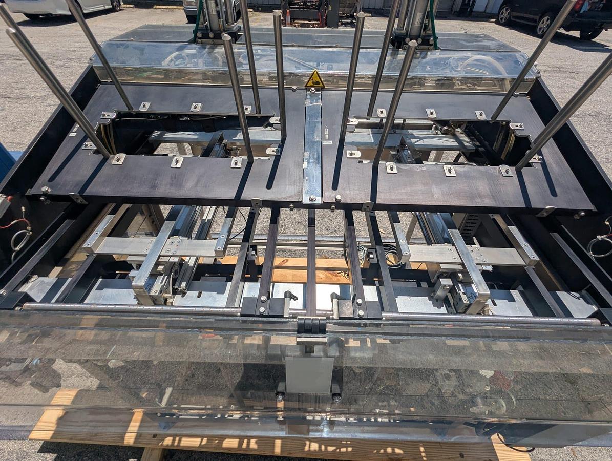 Used Econocorp Dual-Mandrel Tray Former w/ Nordson