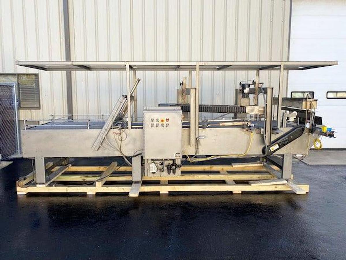 Used DYCO Bottle Debagger Table / Conveyor