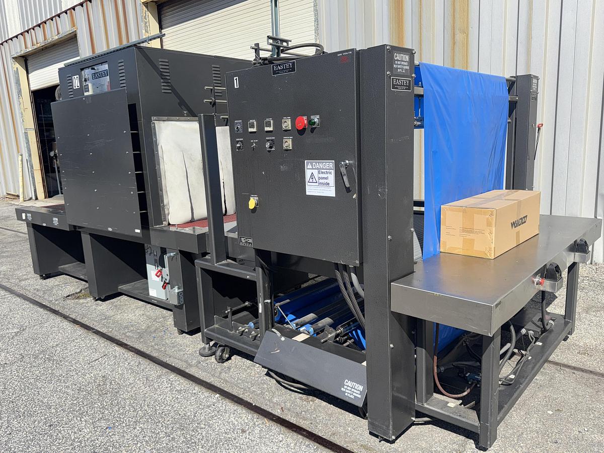 Used 2001 EASTEY, LARGE FRAME, SEMI AUTO SHRINK BUNDLERS ES-50M & ET4832BU