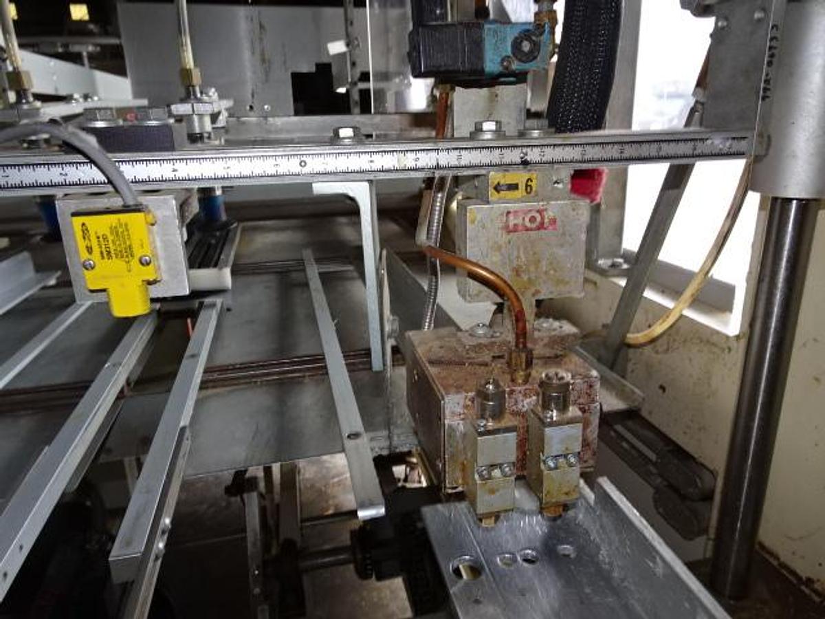 Used Doboy 751 Tray Former with Hot Melt Glue